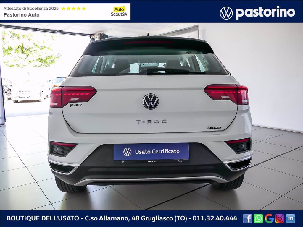 VOLKSWAGEN T-ROC 2.0 TDI STYLE 4M DSG 150CV