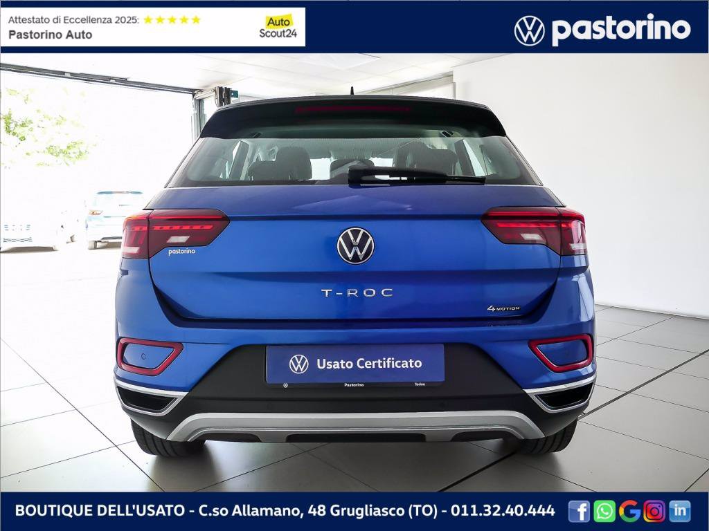 VOLKSWAGEN T-ROC 2.0 TDI STYLE DSG 4M 150CV