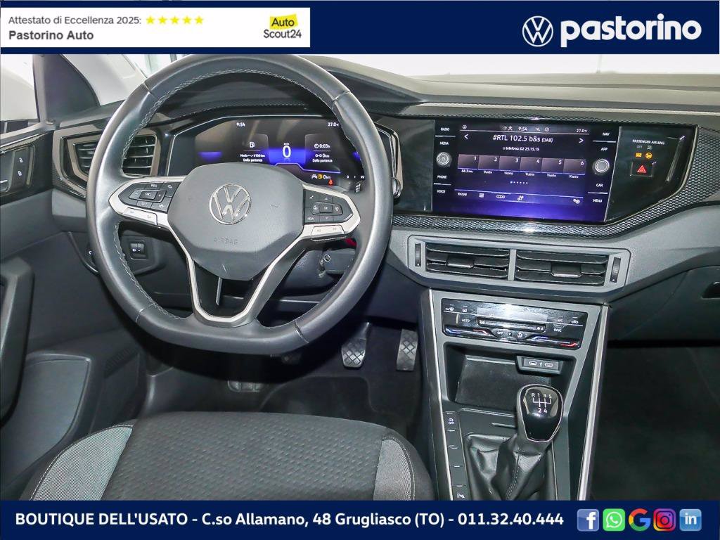 VOLKSWAGEN POLO 1.0 TSI LIFE 95CV