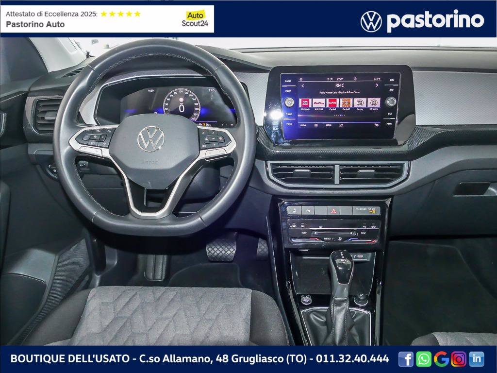 VOLKSWAGEN T-CROSS 1.0 TSI LIFE DSG 115 CV
