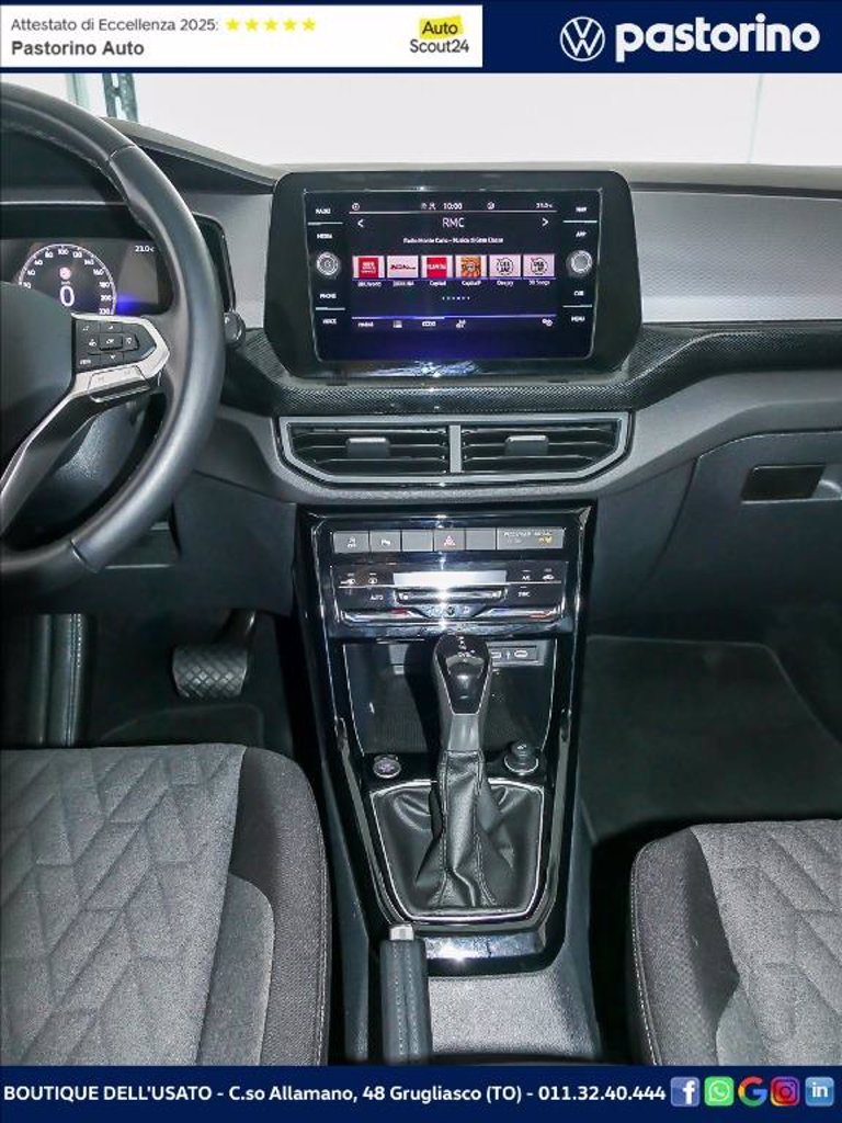 VOLKSWAGEN T-CROSS 1.0 TSI LIFE DSG 115 CV