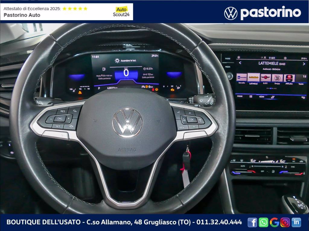VOLKSWAGEN POLO 1.0 TSI LIFE DSG 95CV