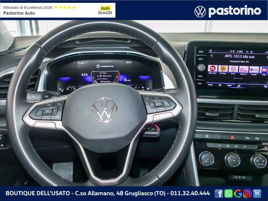 VOLKSWAGEN T-ROC 1.0  LIFE TSI 110CV