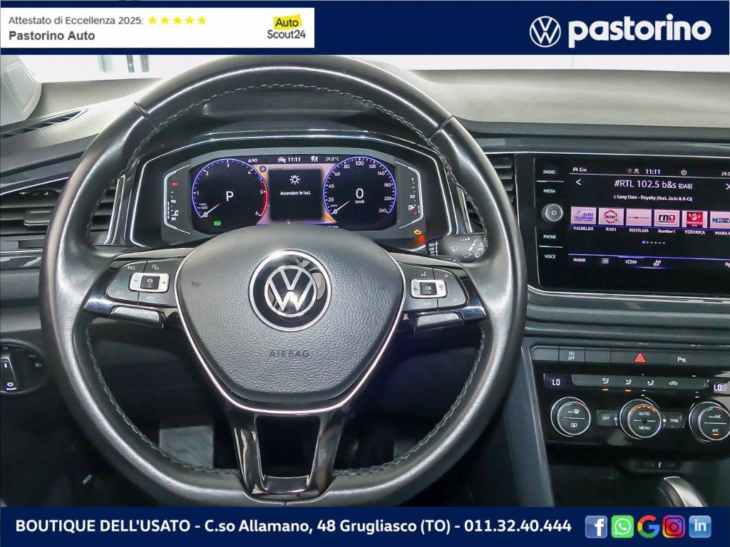 VOLKSWAGEN T-ROC 2.0 TDI ADVANCED 4M DSG 150CV
