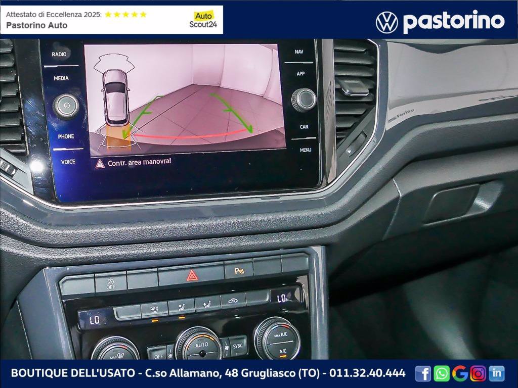 VOLKSWAGEN T-ROC 2.0 TDI ADVANCED 4M DSG 150CV