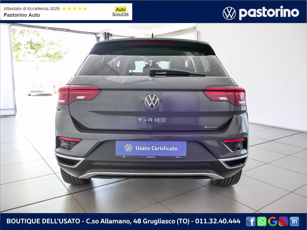 VOLKSWAGEN T-ROC 2.0 TDI ADVANCED 4M DSG 150CV