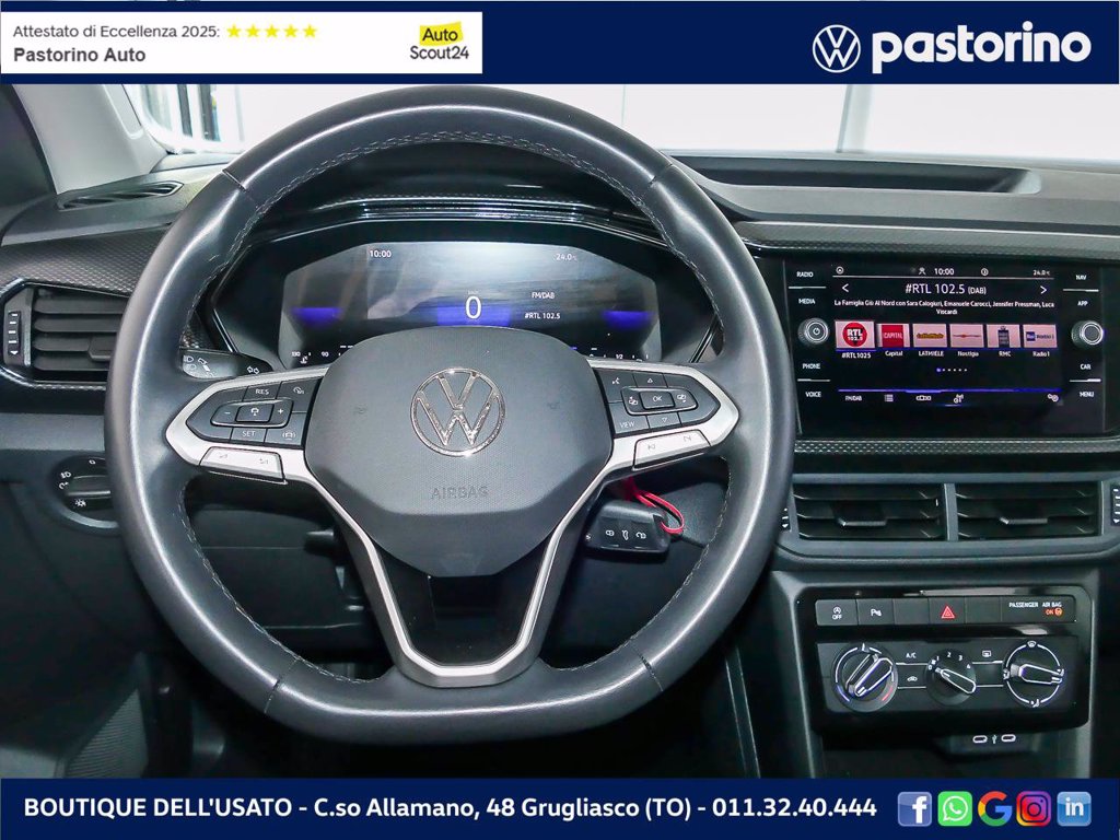VOLKSWAGEN T-CROSS 1.0 STYLE TSI 95CV