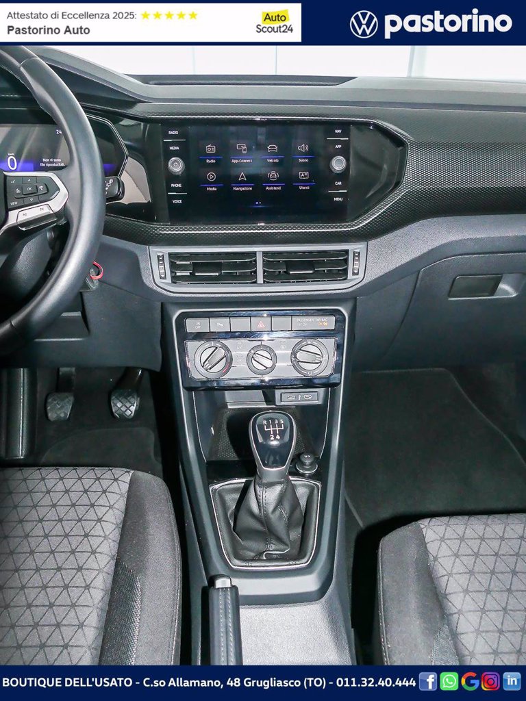 VOLKSWAGEN T-CROSS 1.0 STYLE TSI 95CV