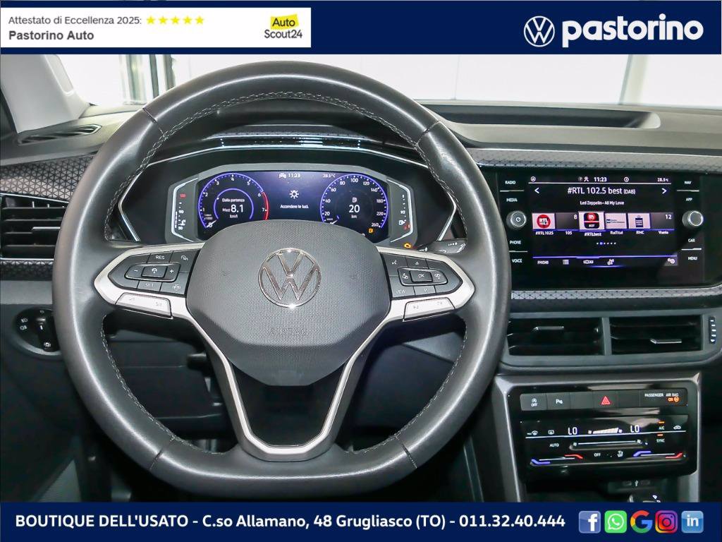 VOLKSWAGEN T-CROSS 1.0 TSI ADVANCED 110CV DSG