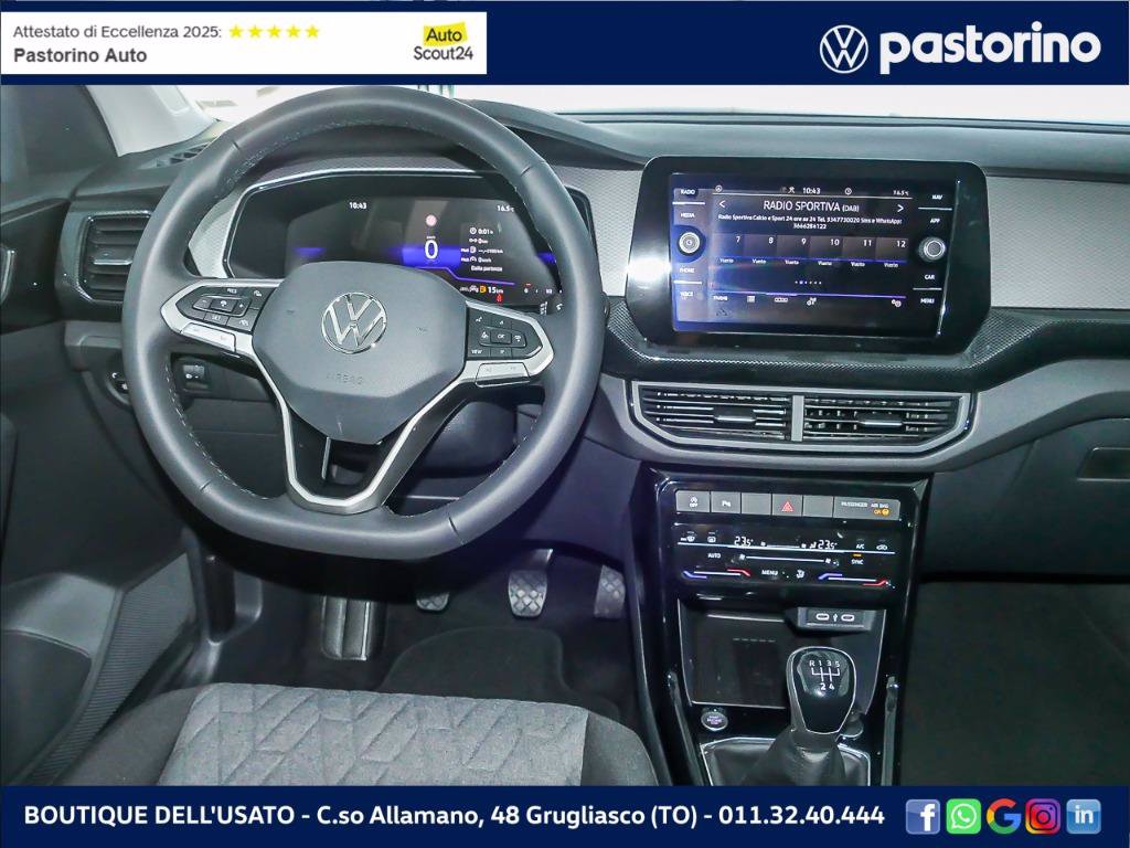 VOLKSWAGEN Nuova T-Cross Edition Plus 1.0 TSI 70 kW (95 CV) Manuale