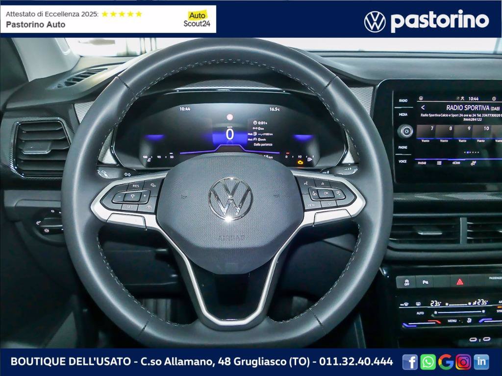 VOLKSWAGEN Nuova T-Cross Edition Plus 1.0 TSI 70 kW (95 CV) Manuale