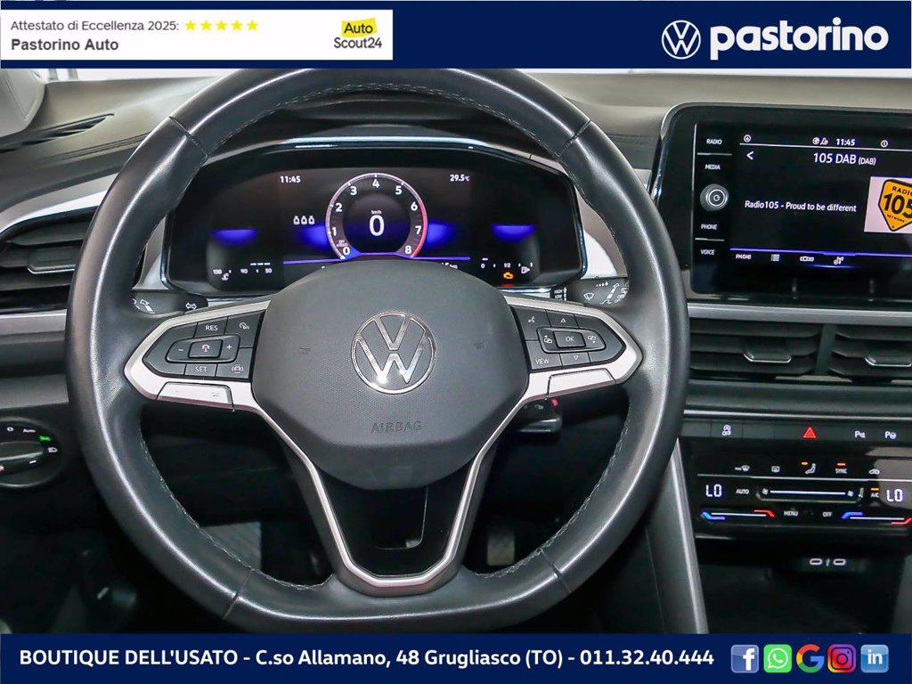 VOLKSWAGEN T-ROC 1.0 TSI LIFE 110CV