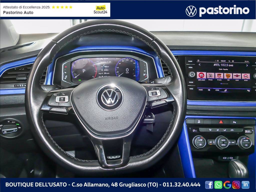 VOLKSWAGEN T-ROC 1.5 TSI STYLE 150CV DSG