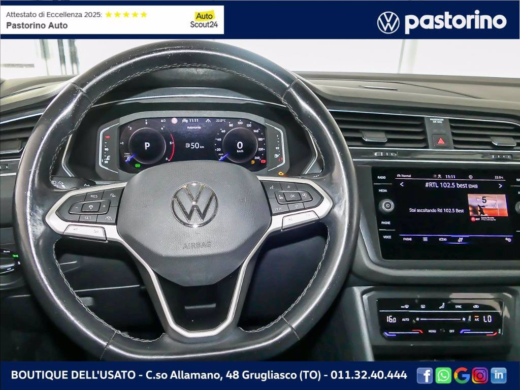 VOLKSWAGEN TIGUAN 2.0 ALLSPACE ELEGANT TDI DSG 4M 150CV 7P