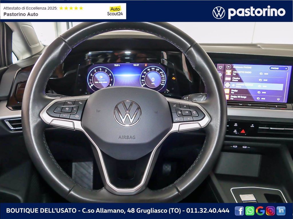 VOLKSWAGEN GOLF 1.0 eTSI LIFE DSG 110CV