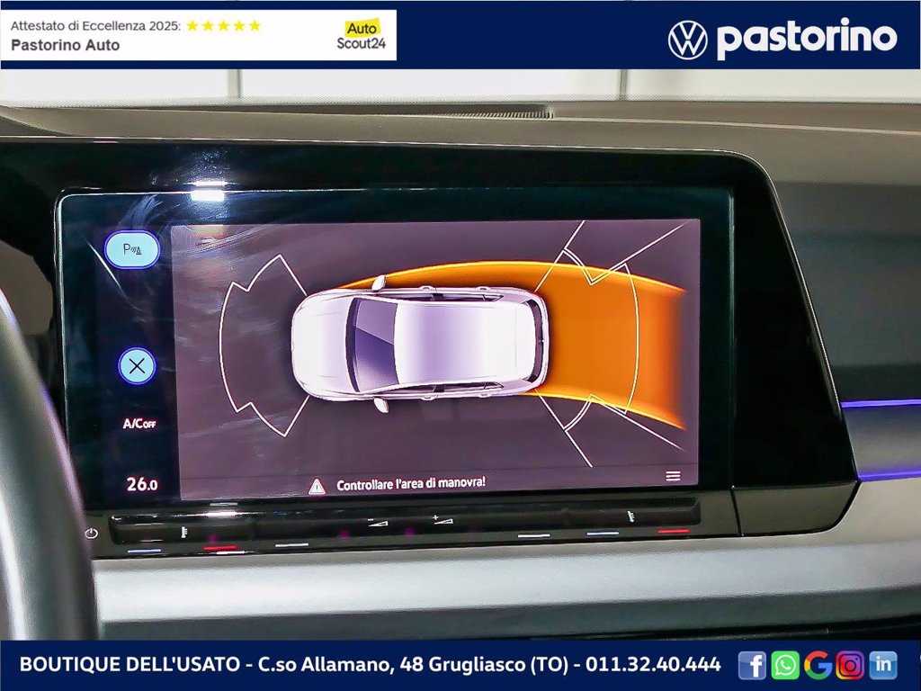 VOLKSWAGEN GOLF 1.0 eTSI LIFE DSG 110CV