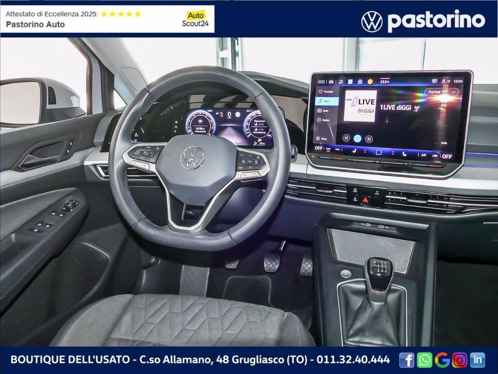 VOLKSWAGEN GOLF 1.5 LIFE TSI 115CV