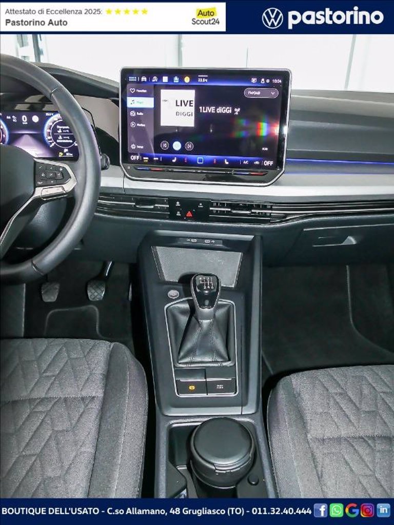 VOLKSWAGEN GOLF 1.5 LIFE TSI 115CV