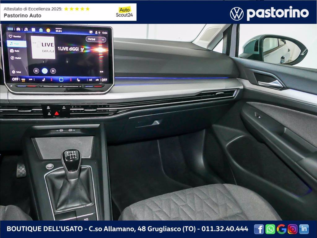 VOLKSWAGEN GOLF 1.5 LIFE TSI 115CV