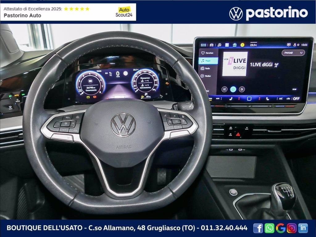 VOLKSWAGEN GOLF 1.5 LIFE TSI 115CV