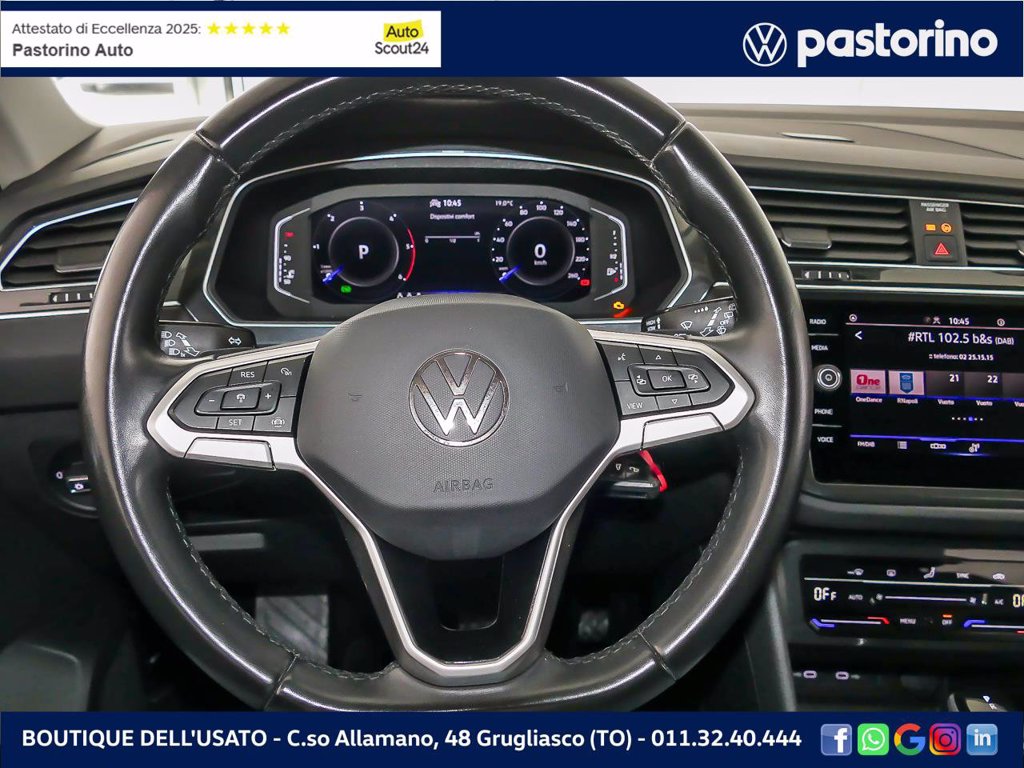 VOLKSWAGEN TIGUAN 2.0 TDI SCR LIFE  DSG 150CV