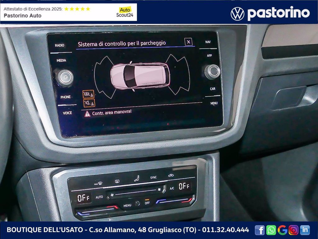 VOLKSWAGEN TIGUAN 2.0 TDI SCR LIFE  DSG 150CV