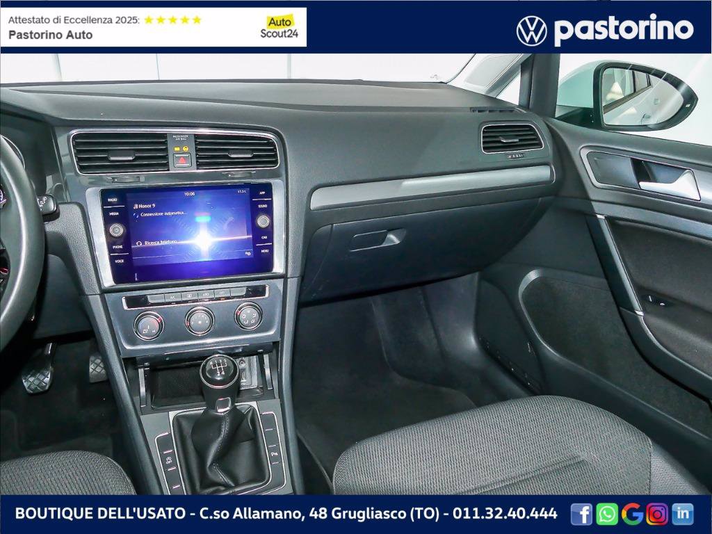 VOLKSWAGEN GOLF 1.6 TDI BUSINESS 115CV