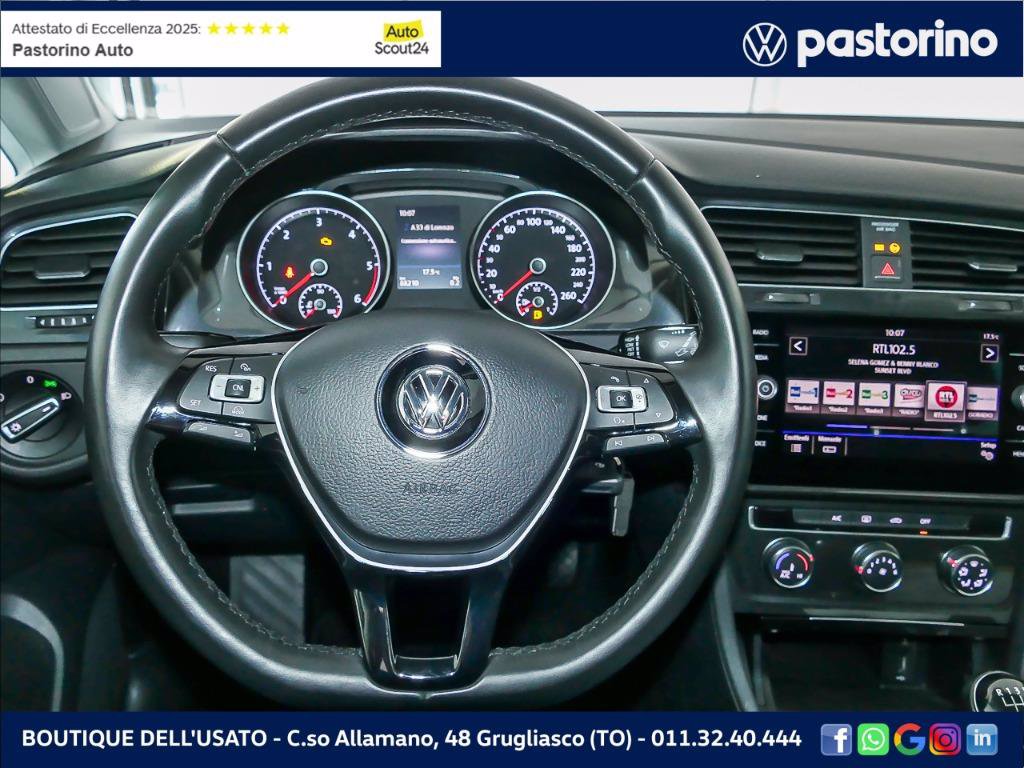 VOLKSWAGEN GOLF 1.6 TDI BUSINESS 115CV