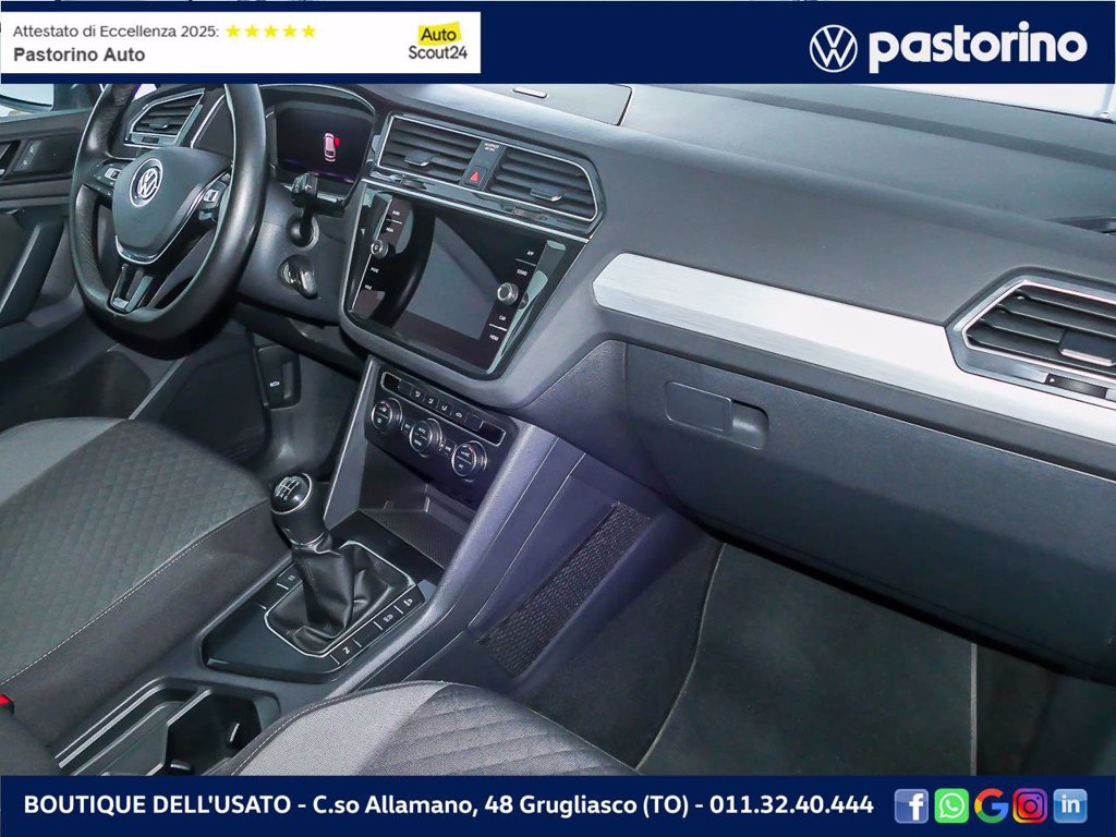 VOLKSWAGEN TIGUAN 1.5 TSI SPORT B&M 130CV