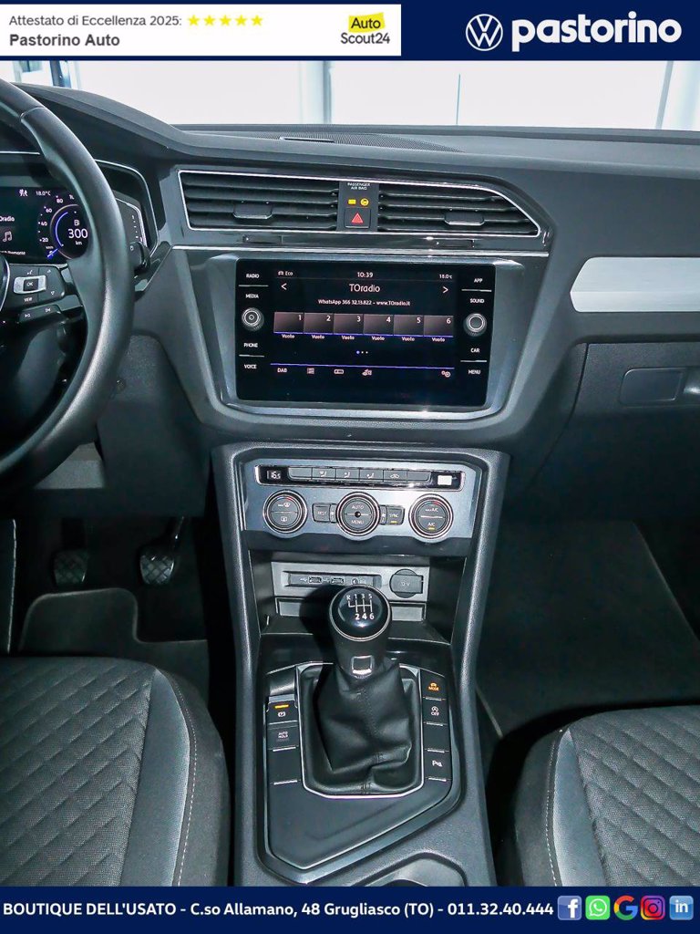 VOLKSWAGEN TIGUAN 1.5 TSI SPORT B&M 130CV