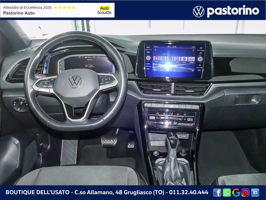 VOLKSWAGEN T-ROC 2.0 STYLE TDI DSG 4MOTION 150CV