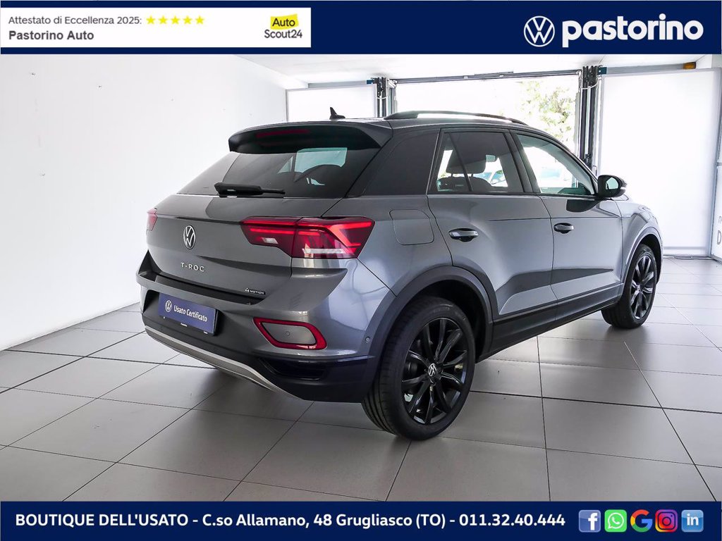 VOLKSWAGEN T-ROC 2.0 STYLE TDI DSG 4MOTION 150CV