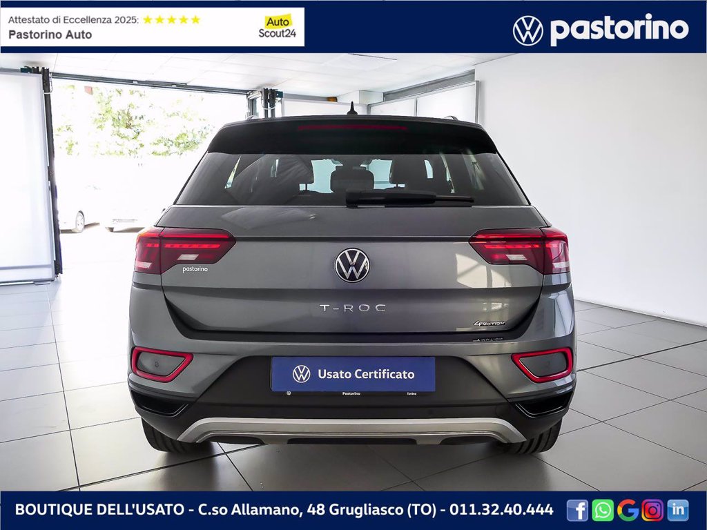 VOLKSWAGEN T-ROC 2.0 STYLE TDI DSG 4MOTION 150CV