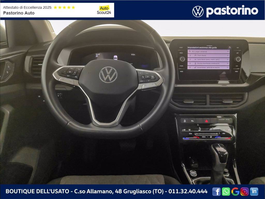 VOLKSWAGEN T-Cross 1.0 tsi Life 115cv dsg