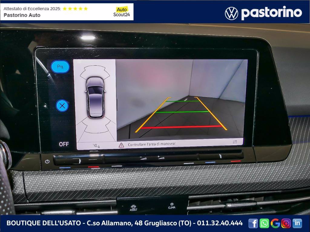 VOLKSWAGEN GOLF 8 1.5 R-LINE TSI EVO ACT 150CV