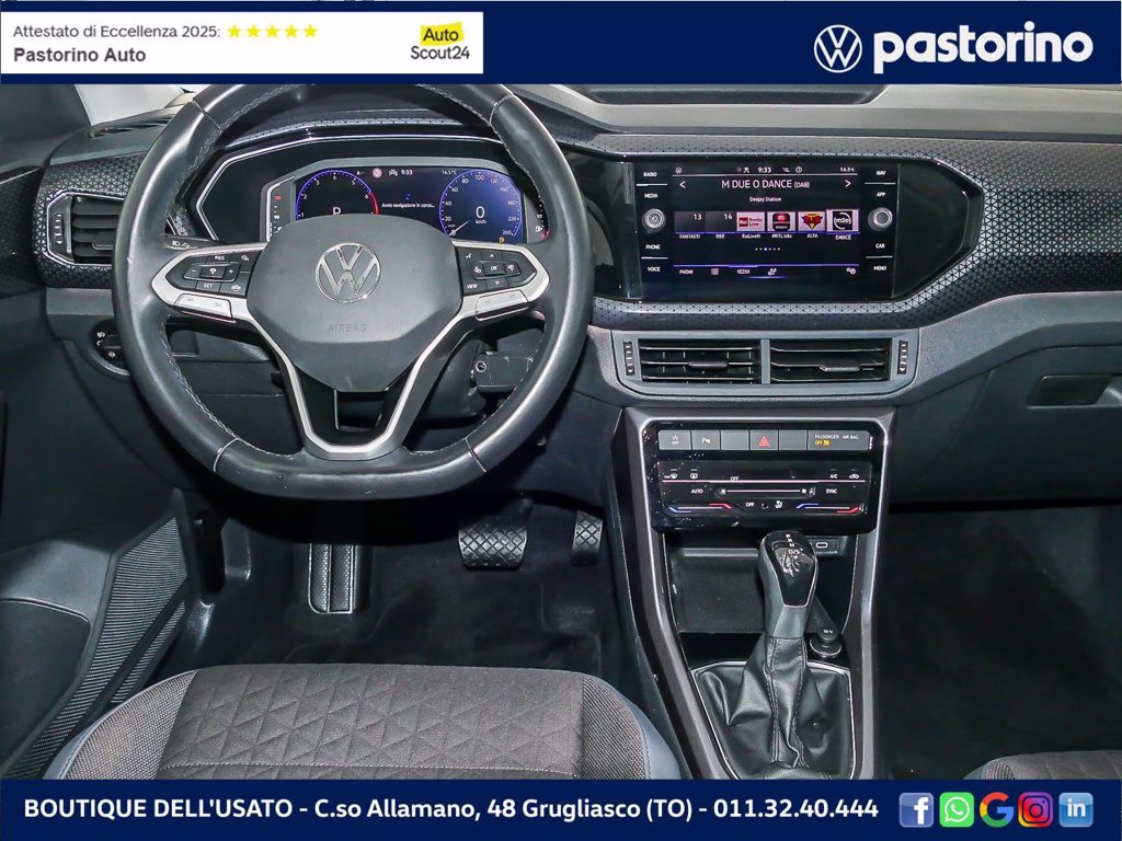VOLKSWAGEN T-CROSS 1.0 TSI ADVANCED 110CV DSG