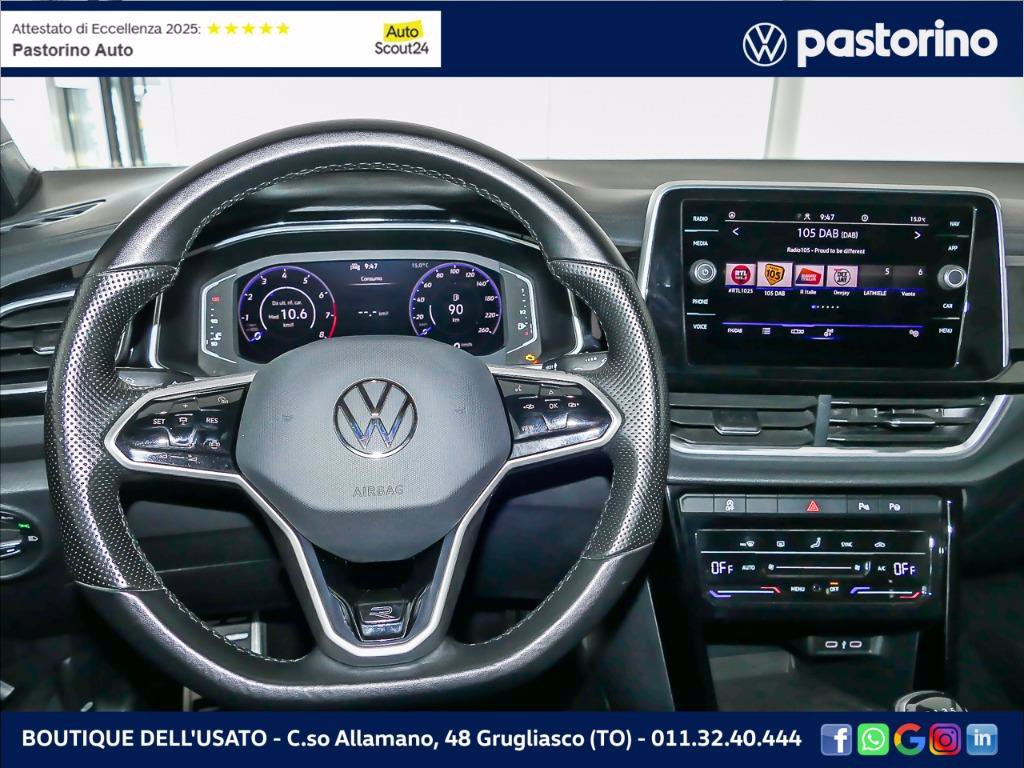 VOLKSWAGEN T-ROC 1.0 TSI R-LINE 110CV
