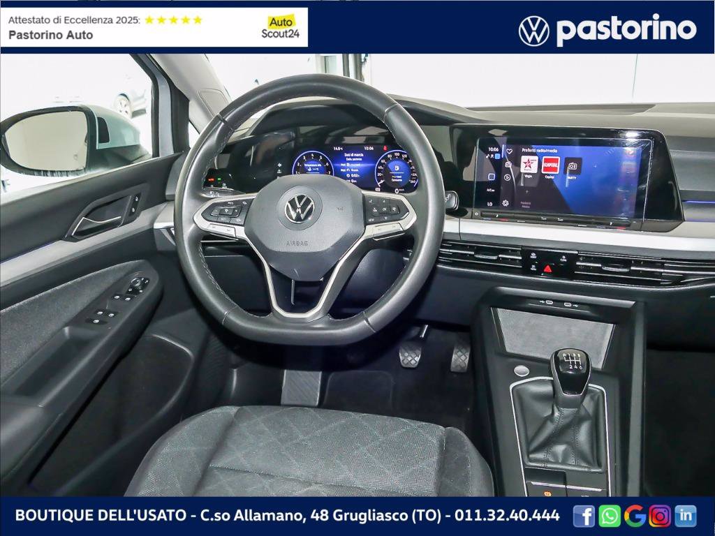 VOLKSWAGEN GOLF 8 1.5  LIFE TSI EVO ACT 130CV
