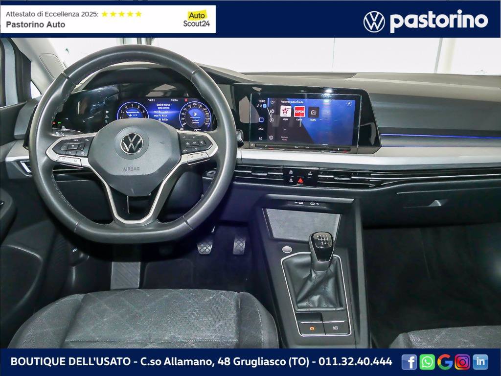 VOLKSWAGEN GOLF 8 1.5  LIFE TSI EVO ACT 130CV