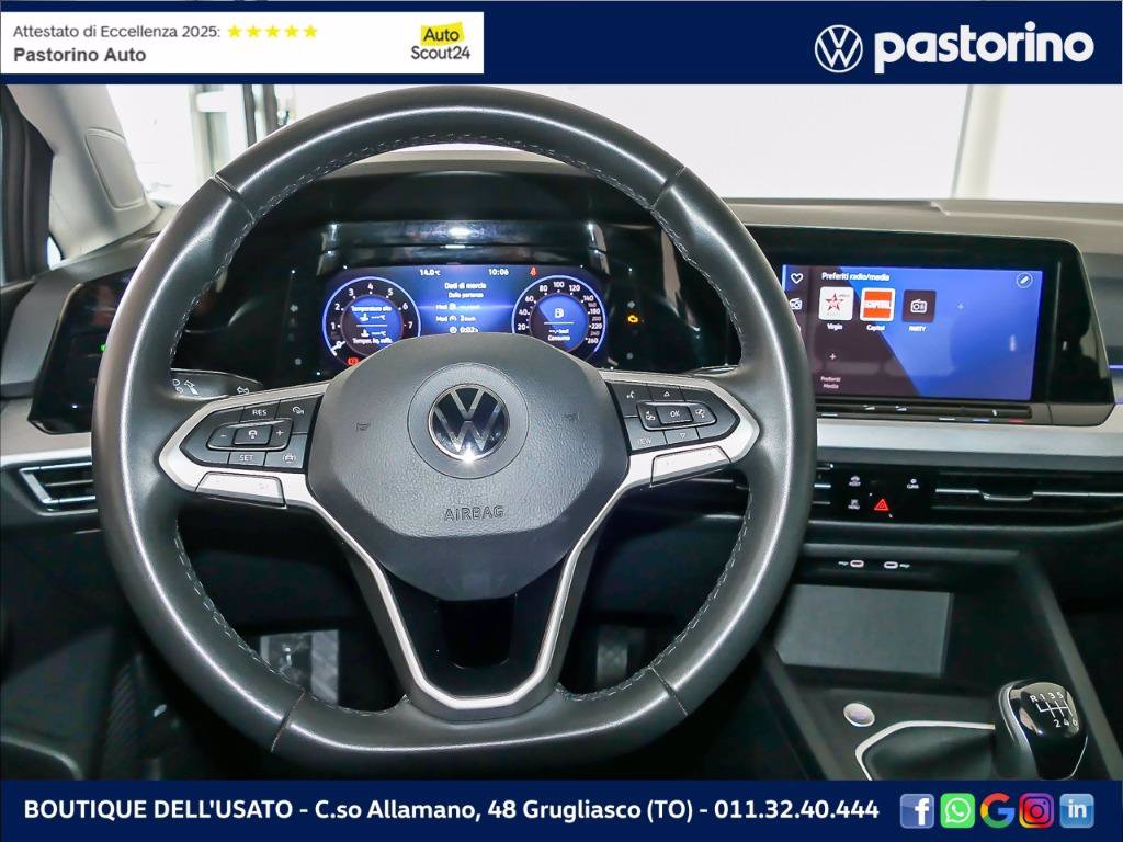 VOLKSWAGEN GOLF 8 1.5  LIFE TSI EVO ACT 130CV