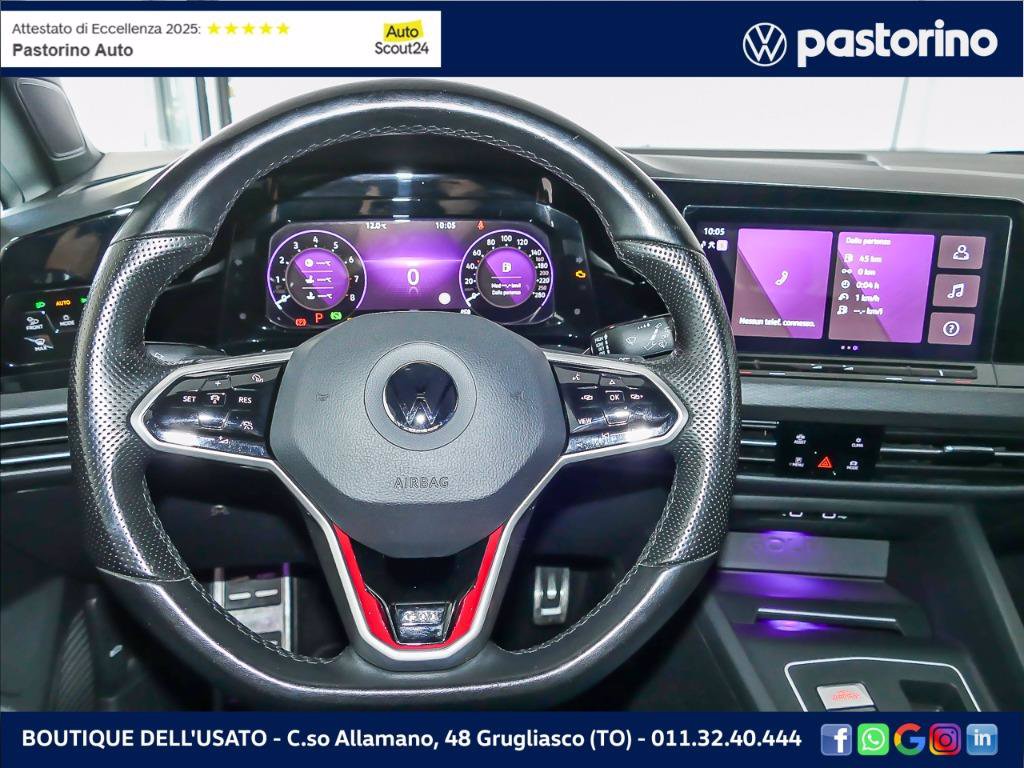 VOLKSWAGEN GOLF 8 2.0 TSI GTI DSG 245CV