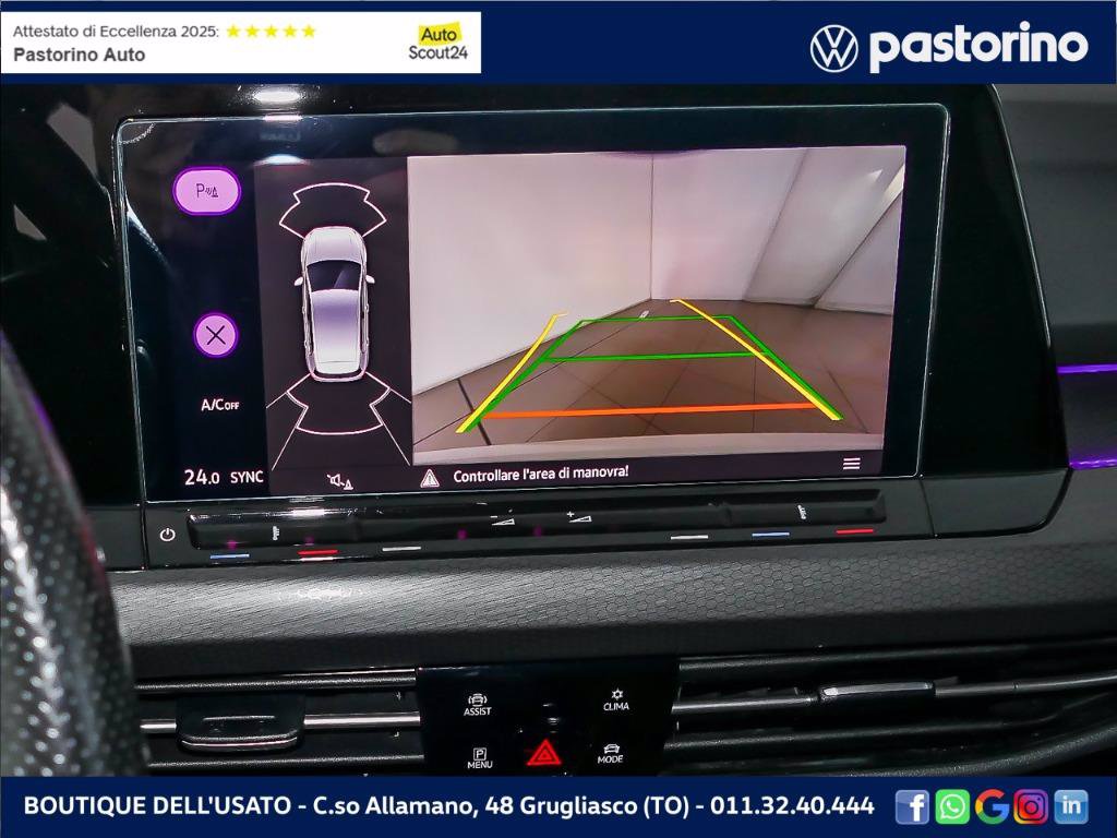 VOLKSWAGEN GOLF 8 2.0 TSI GTI DSG 245CV